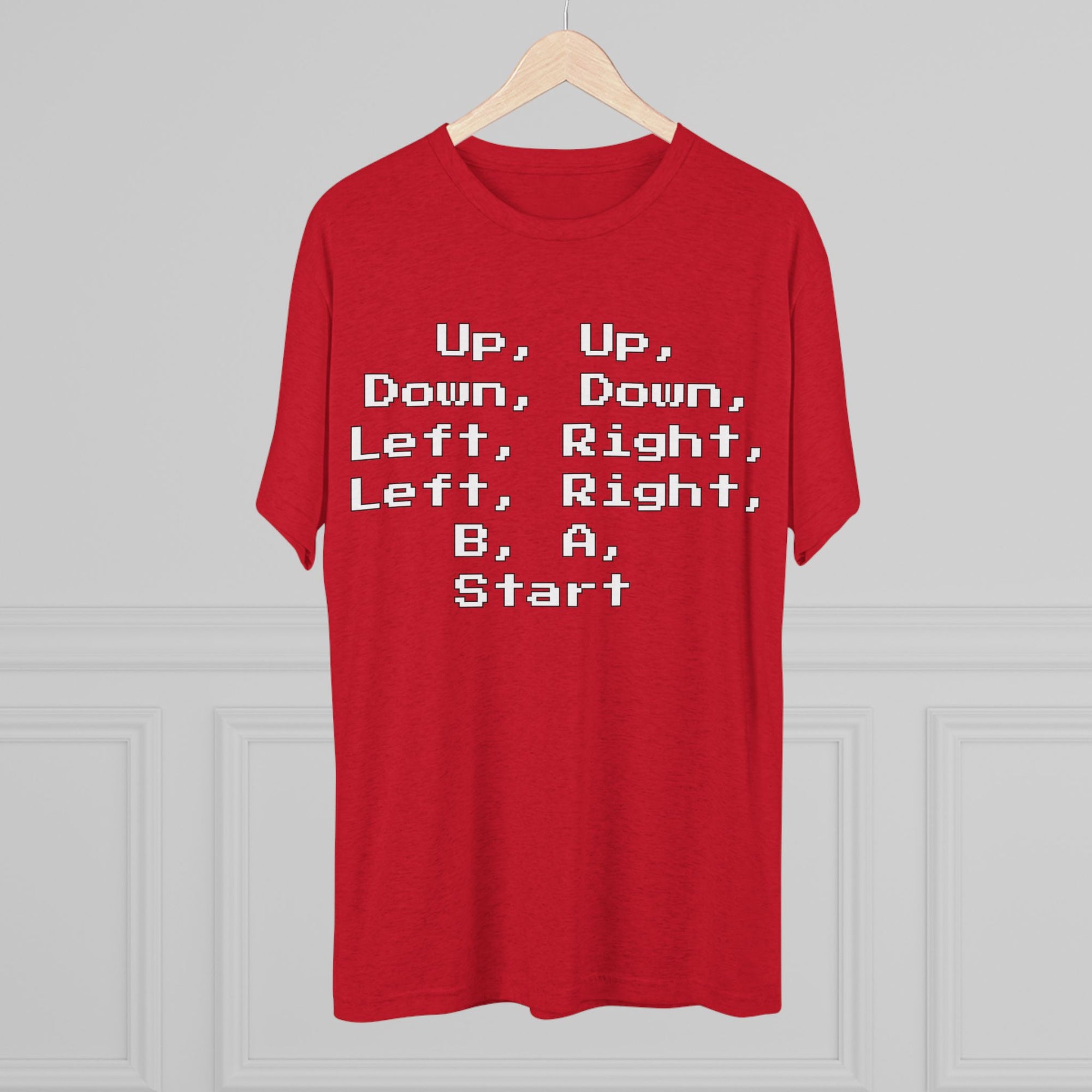 Contra Code Shirt | Up Down Cheat Code Tee | Retro Gaming Shirt | Gamer Nostalgia Tee | Vintage Arcade Shirt | Classic Gamer Gift