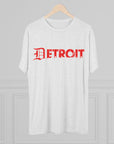 Detroit Triblend T-Shirt | Old English Detroit Tee | Super Soft Vintage Detroit Shirt | Premium Detroit Streetwear | Motor City Tee