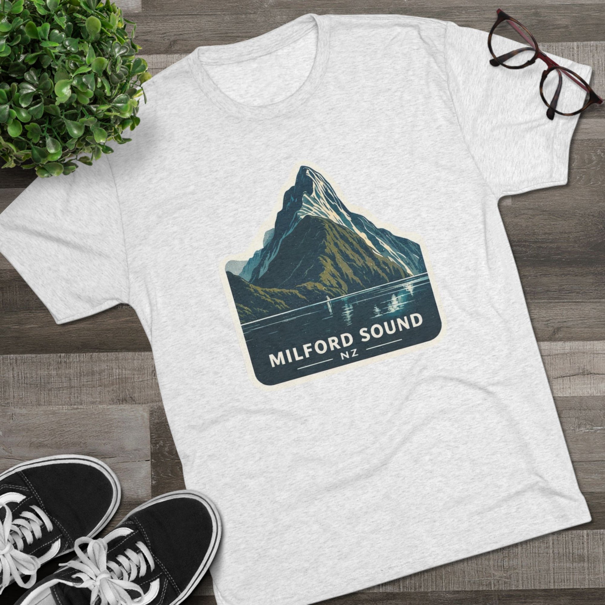 Milford Sound T-Shirt, New Zealand Travel Tee, NZ Fiord Shirt, Kiwi Gift, South Island Tee, New Zealand Souvenir Shirt, NZ Nature Gift