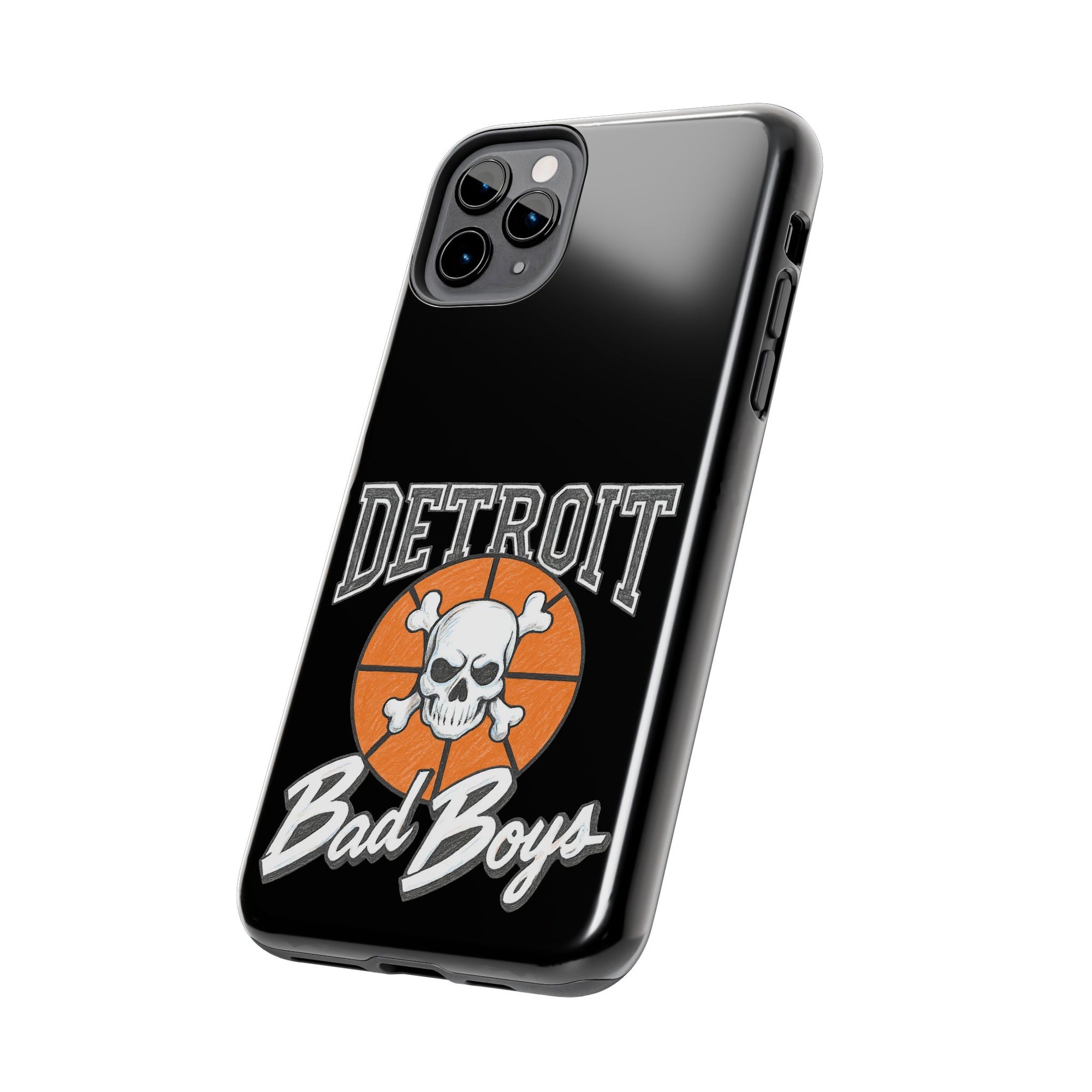 Detroit Bad Boys Phone Case | Basketball Skull Design - Tough Case