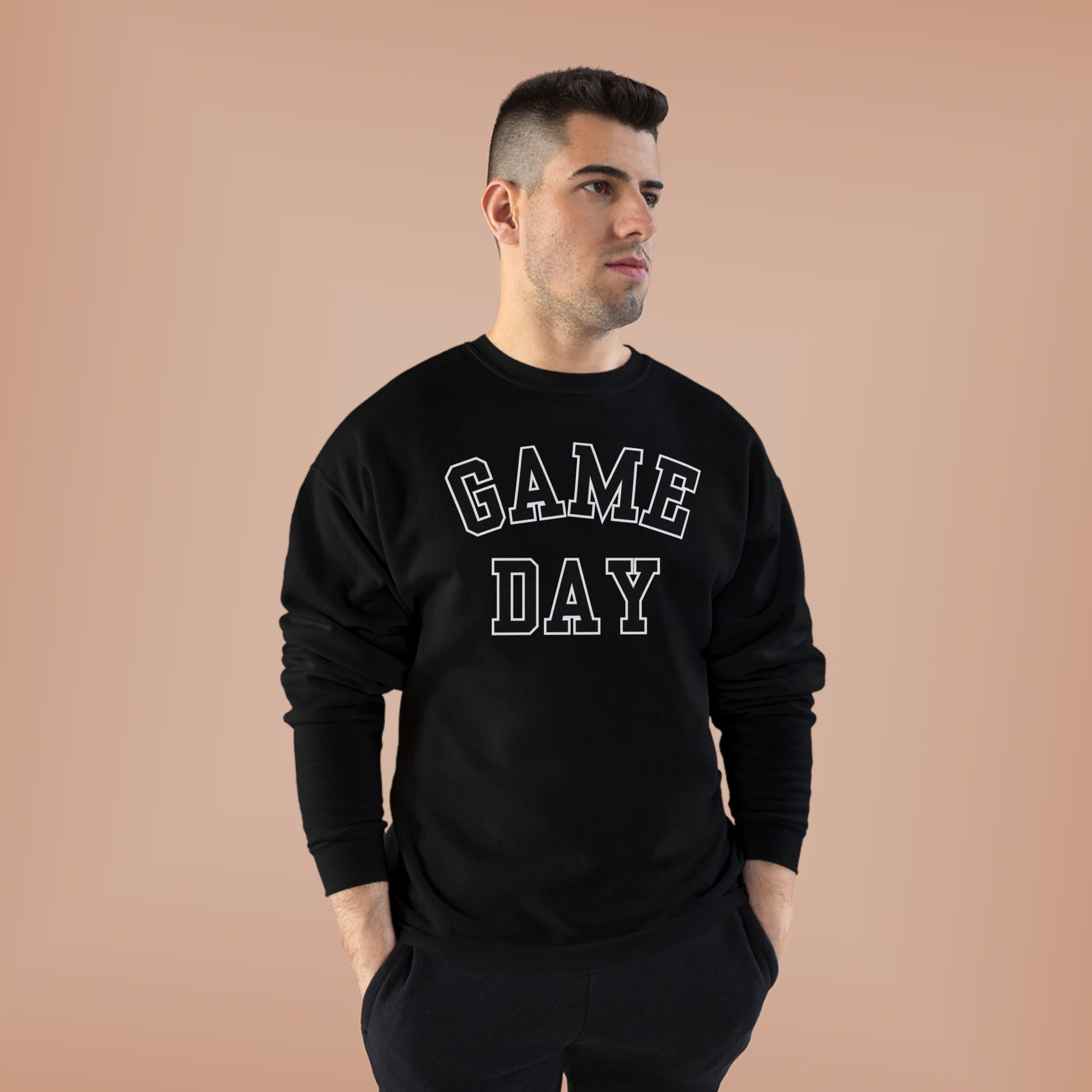 Game Day Crewneck Sweatshirt | Collegiate Lettering, Sports Fanwear