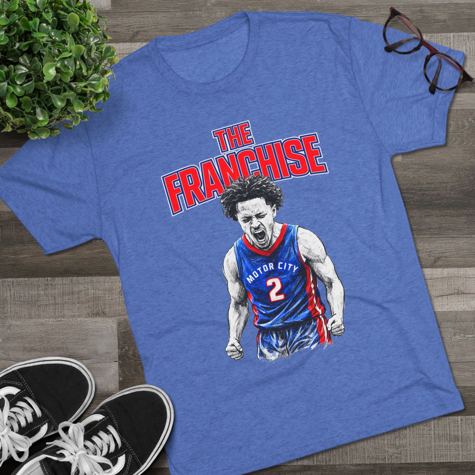 Cade Cunningham The Franchise Shirt | Detroit Basketball Tee | Cade Shirt | Motor City Basketball | Retro Basketball Tee | Detroit Hoops