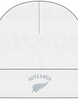 Aotearoa Beanie | New Zealand Cuff Beanie | Silver Fern Beanie | Kiwi Beanie Hat | NZ Beanie | Embroidered Cuffed Beanie