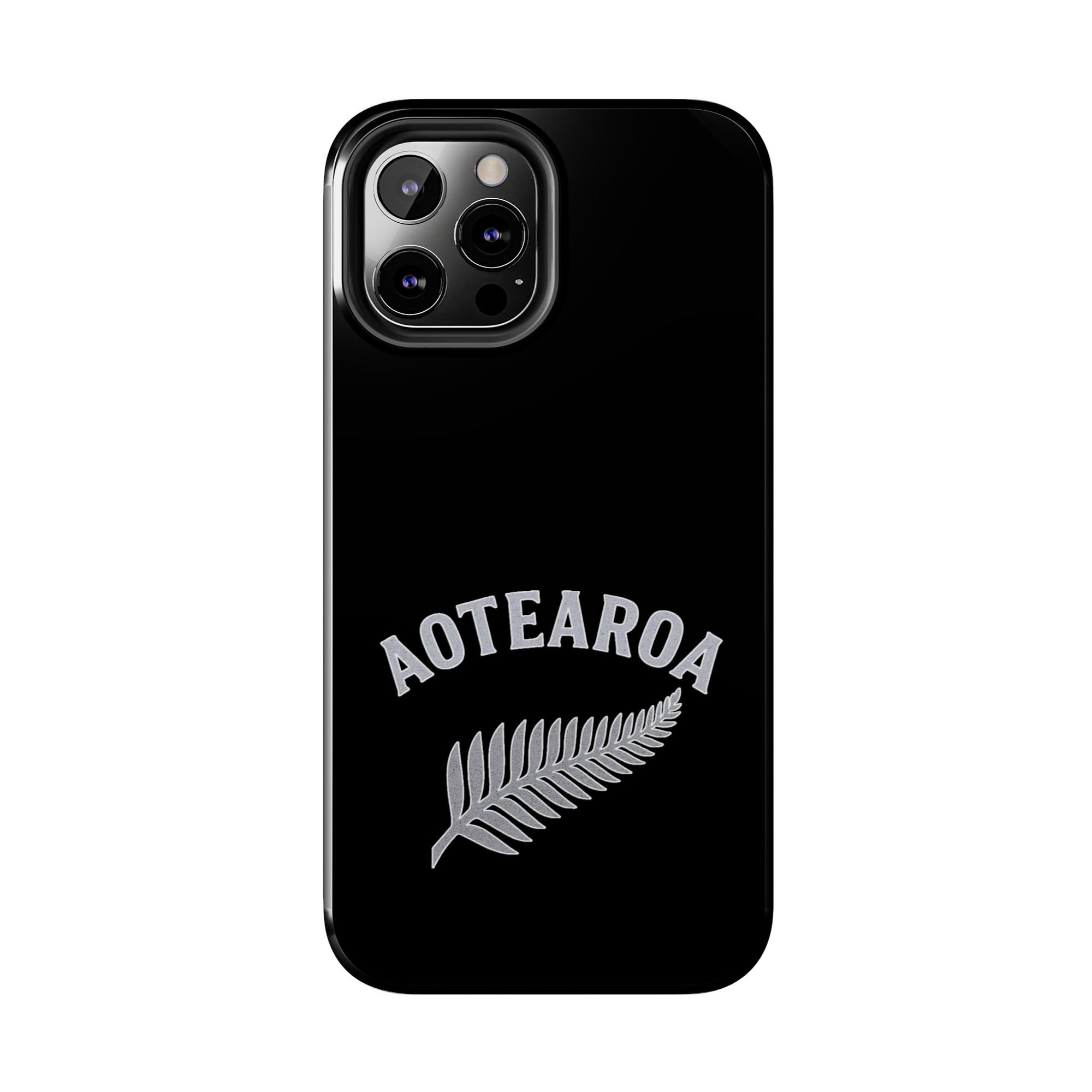 Aotearoa Phone Case | Silver Fern Phone Case | New Zealand iPhone Case | Kiwi Phone Case | Fern Design Phone Cover | NZ Pride Case