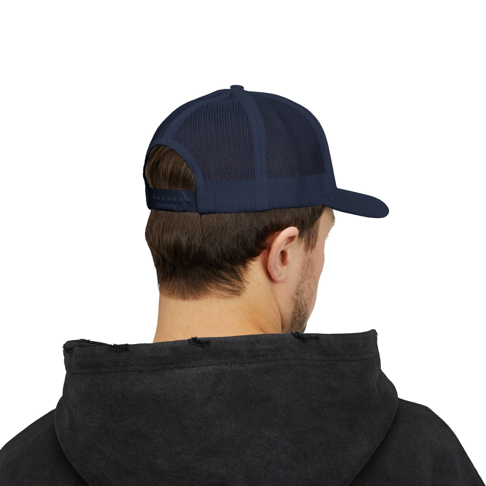 Detroit Hat Embroidered | Red Blue Detroit Cap | Lowercase Detroit Hat | Detroit Basketball Colors Hat | Minimalist Snapback | Trucker Hat
