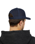 Detroit Hat Embroidered | Red Blue Detroit Cap | Lowercase Detroit Hat | Detroit Basketball Colors Hat | Minimalist Snapback | Trucker Hat