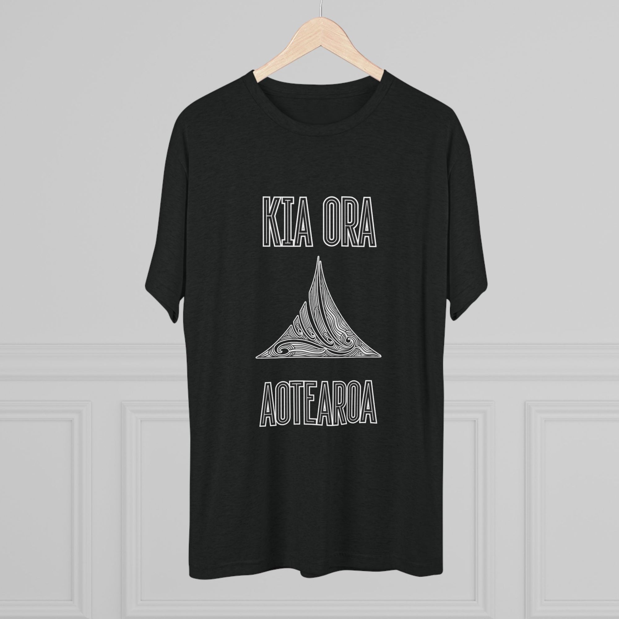 Kia Ora Aotearoa Tee | Maori Koru Wave T-Shirt