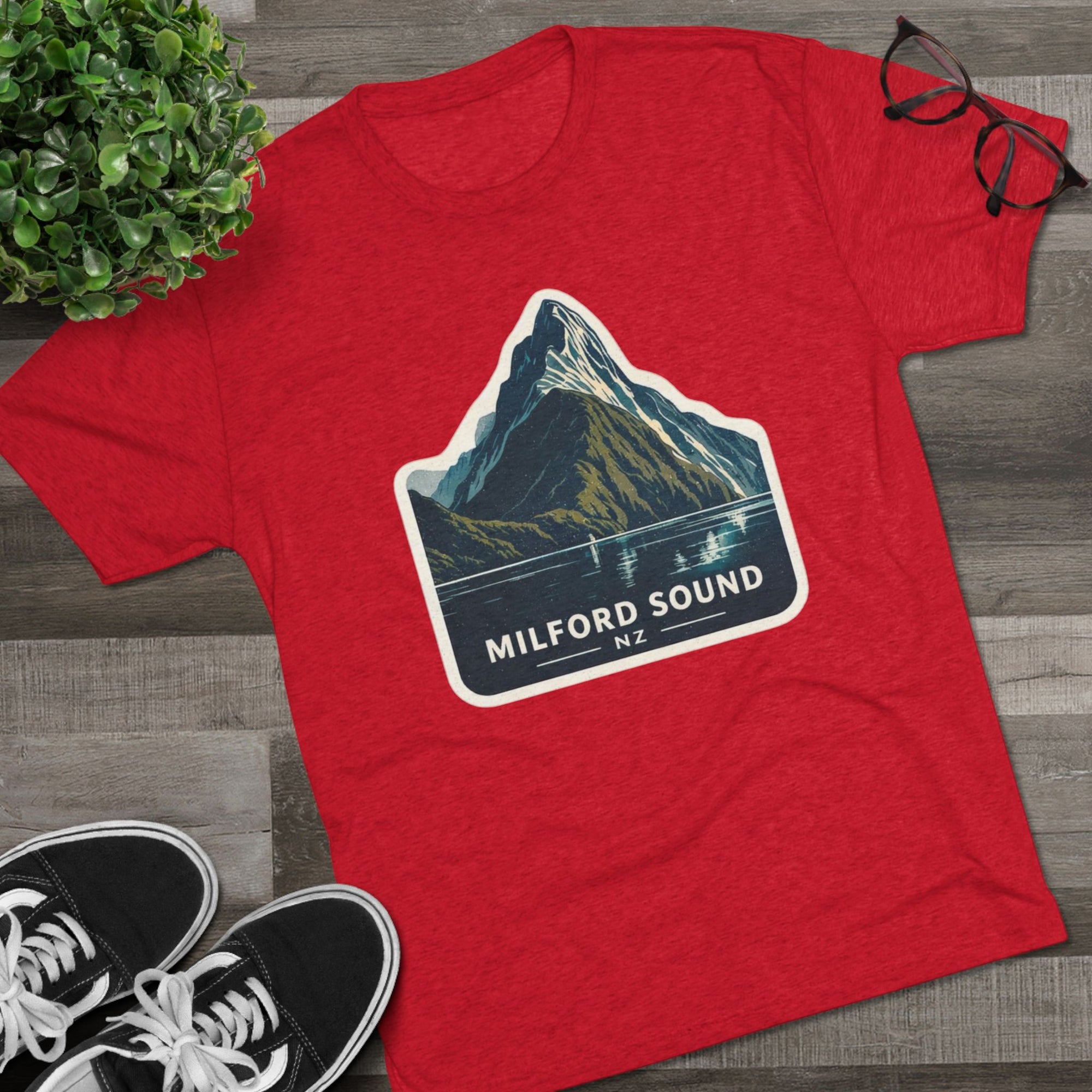 Milford Sound T-Shirt, New Zealand Travel Tee, NZ Fiord Shirt, Kiwi Gift, South Island Tee, New Zealand Souvenir Shirt, NZ Nature Gift