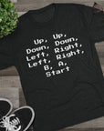 Contra Code Shirt | Up Down Cheat Code Tee | Retro Gaming Shirt | Gamer Nostalgia Tee | Vintage Arcade Shirt | Classic Gamer Gift