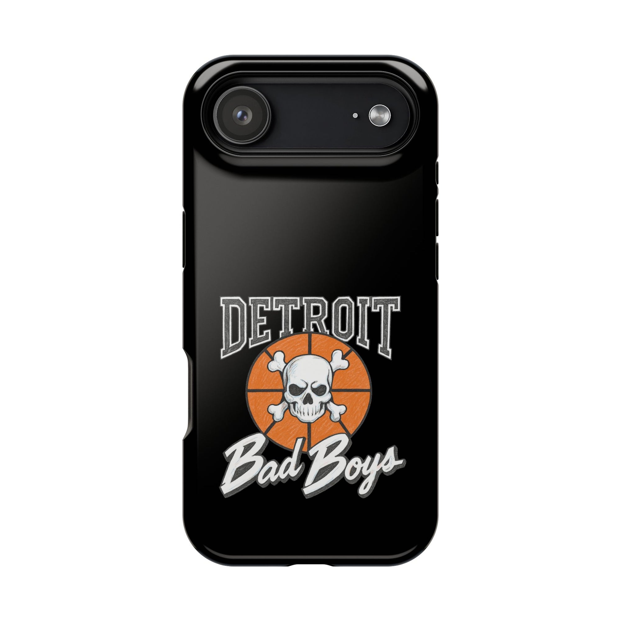Detroit Bad Boys Skull Basketball Phone Case - Magnetic Impact-Resistant Case