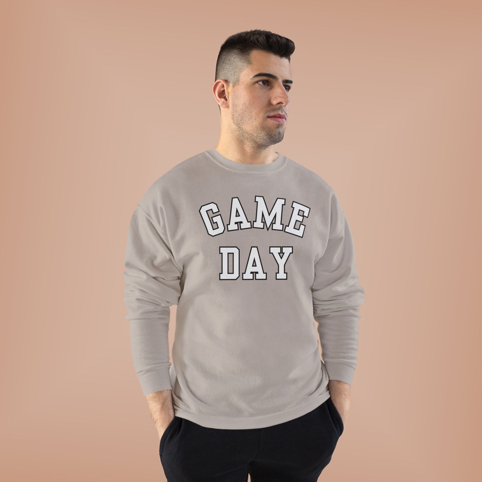 Game Day Crewneck Sweatshirt | Collegiate Lettering, Sports Fanwear