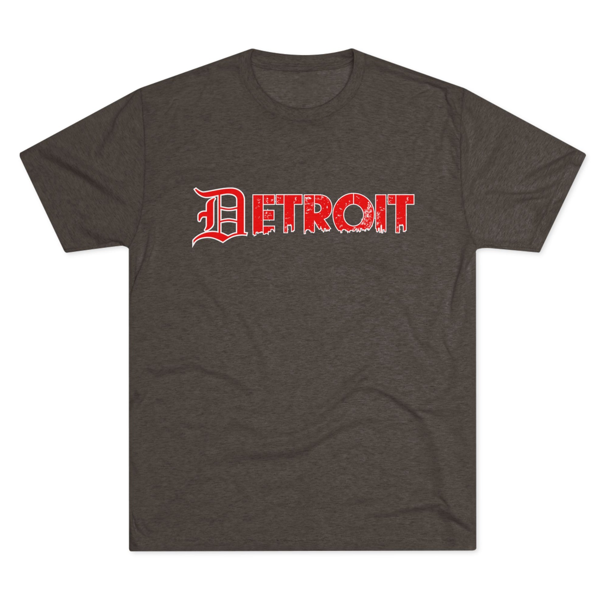 Detroit Triblend T-Shirt | Old English Detroit Tee | Super Soft Vintage Detroit Shirt | Premium Detroit Streetwear | Motor City Tee