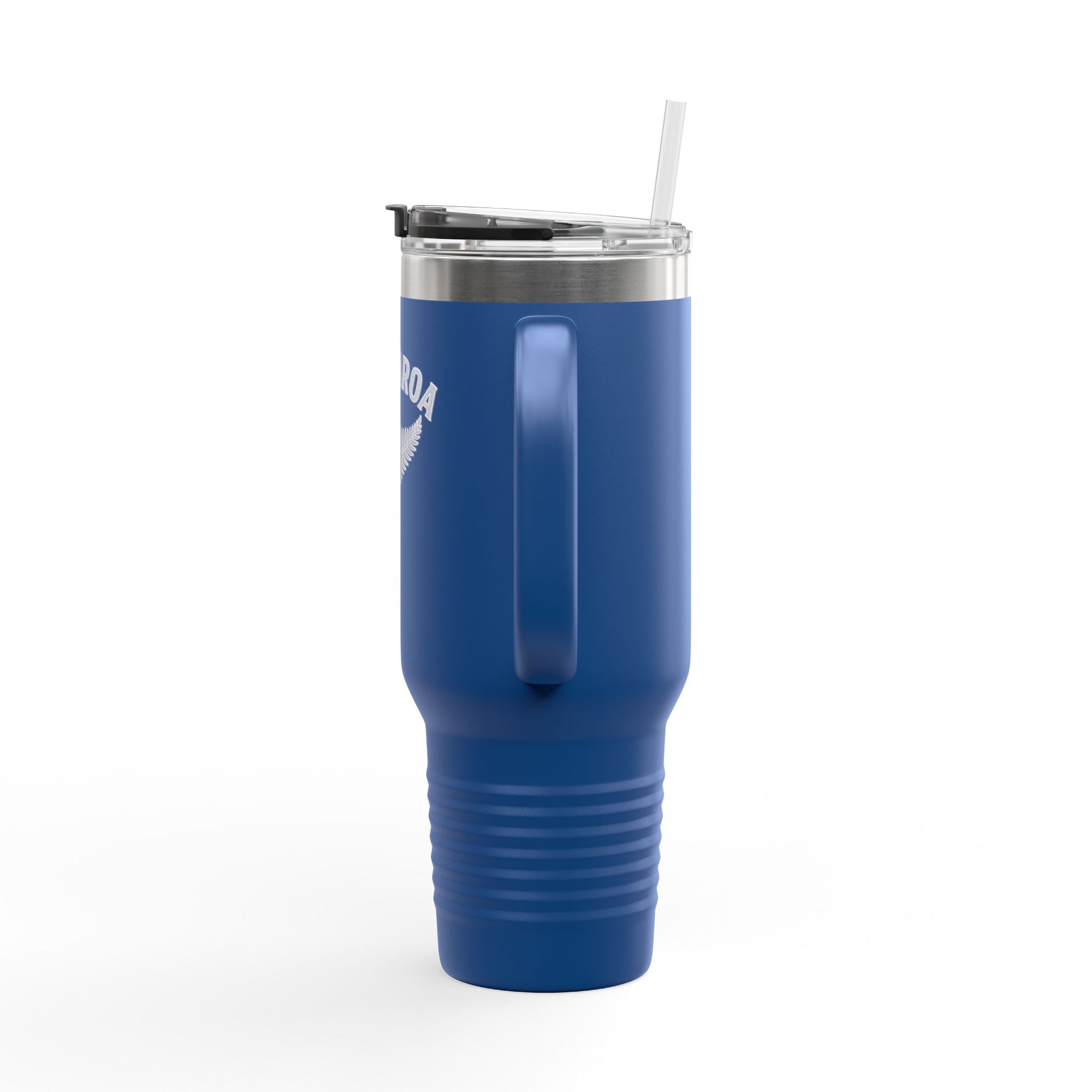 Aotearoa 40oz Travel Mug | Stanley Style Tumbler | New Zealand Insulated Mug | Silver Fern Cup | Kiwi Travel Cup | Large Handle Tumbler