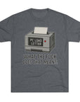 PC Load Letter printer graphic Tee | "What the fuck does that mean?!"