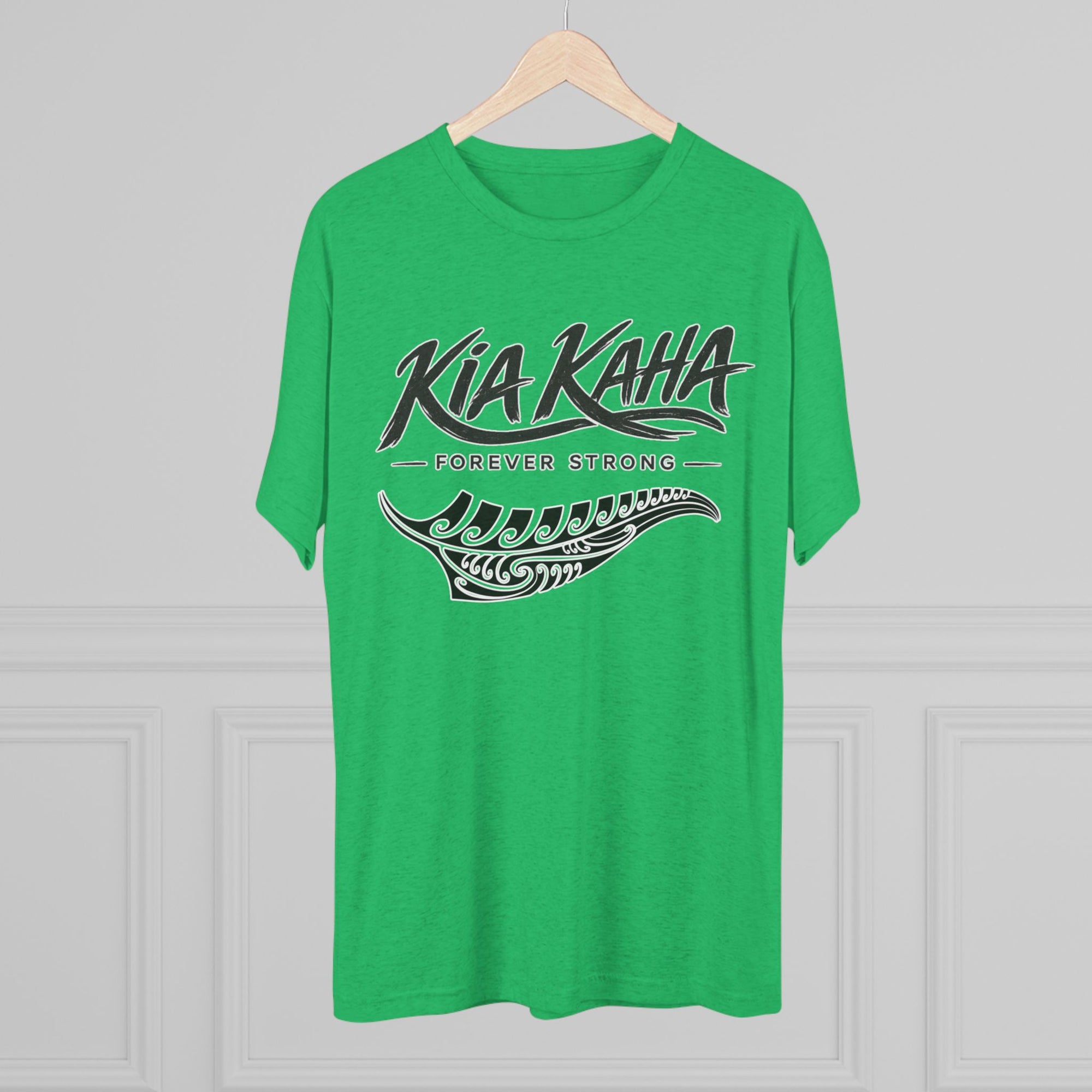 Kia Kaha Forever Strong Tee | Maori Koru Fern Design