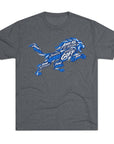 Lions Names Vintage Sports Tee | Detroit Football Names Triblend Soft T-Shirt