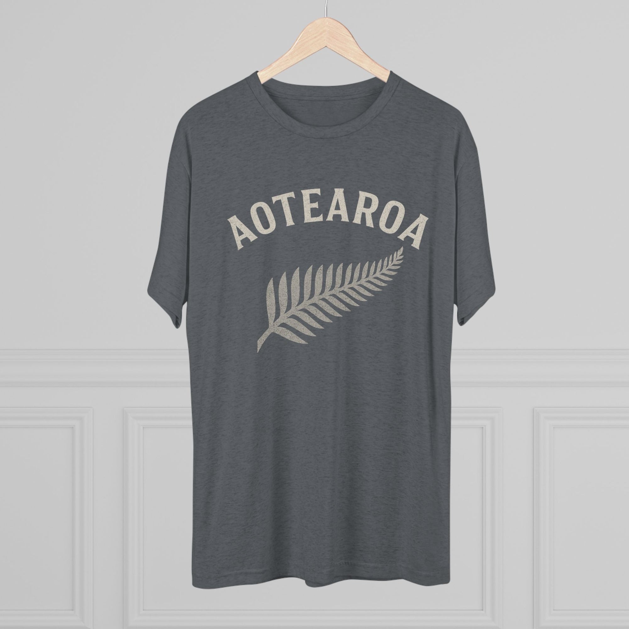 Aotearoa New Zealand Tri-Blend Tee, Classic Soft Shirt for Men &amp; Women, Kiwi Travel Top, Vintage Tshirt, Comfortable Cotton Blend, Souvenir