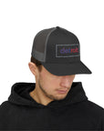 Detroit Hat Embroidered | Red Blue Detroit Cap | Lowercase Detroit Hat | Detroit Basketball Colors Hat | Minimalist Snapback | Trucker Hat
