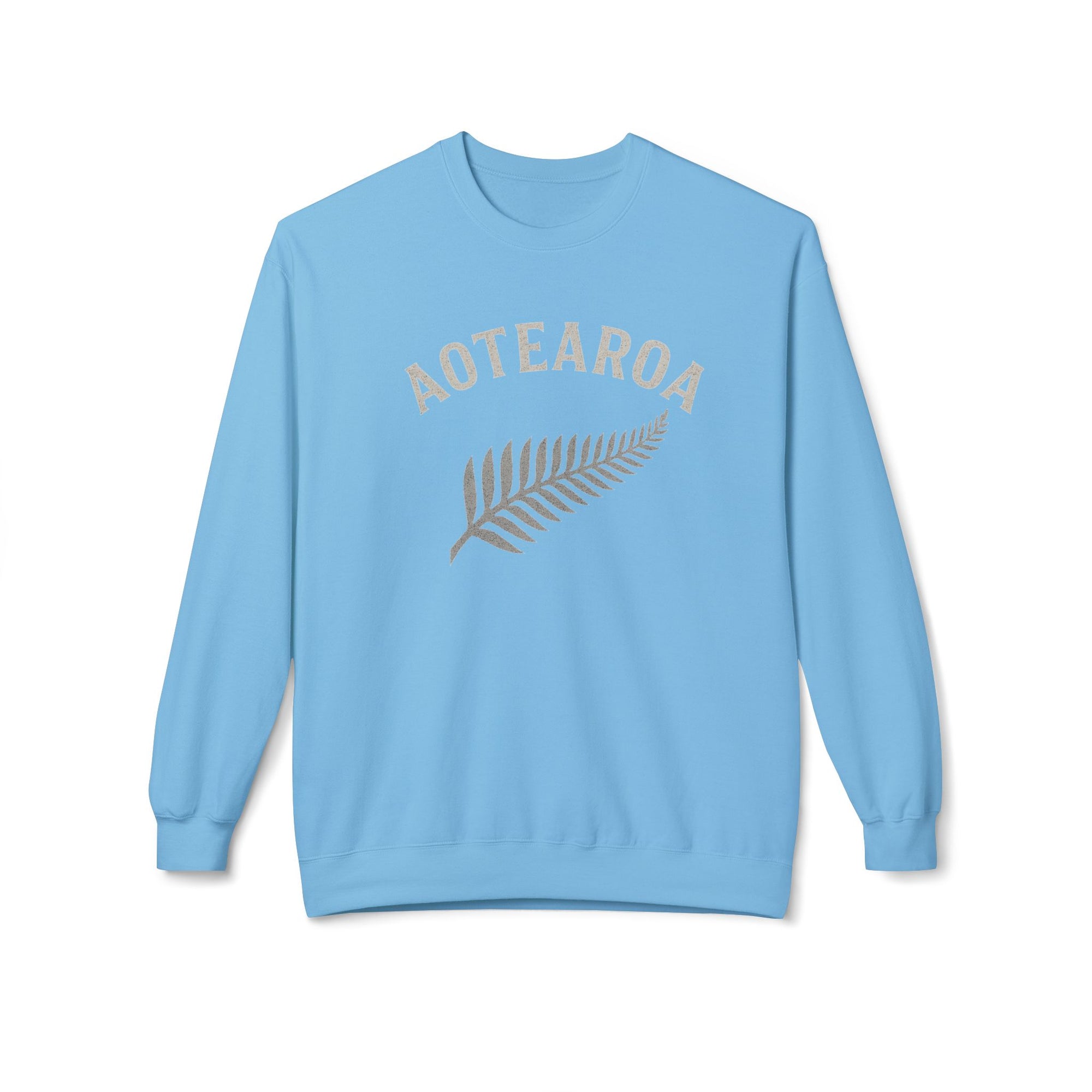 Aotearoa Fern Crewneck Sweatshirt | New Zealand Silver Fern
