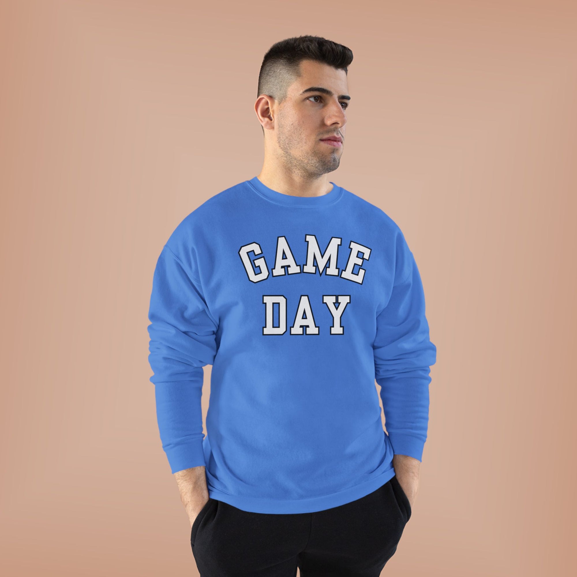 Game Day Crewneck Sweatshirt | Collegiate Lettering, Sports Fanwear