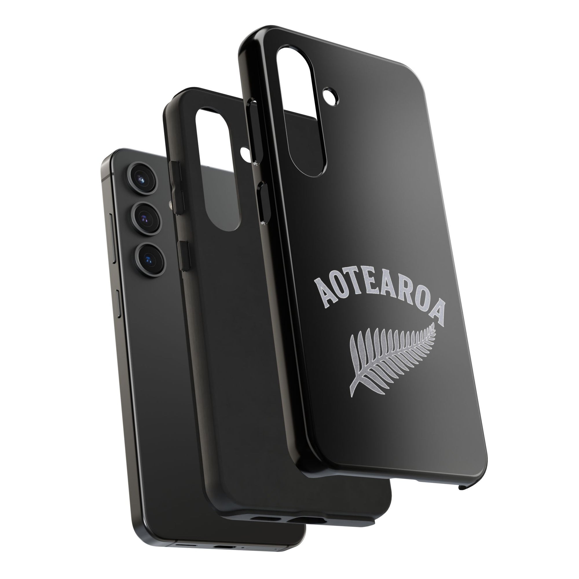 Aotearoa Phone Case | Silver Fern Phone Case | New Zealand iPhone Case | Kiwi Phone Case | Fern Design Phone Cover | NZ Pride Case