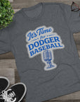 It's Time for Dodger Baseball Shirt, Vintage Dodgers Fan Tee, Baseball Broadcaster Tribute Shirt, LA Baseball Fan Gift