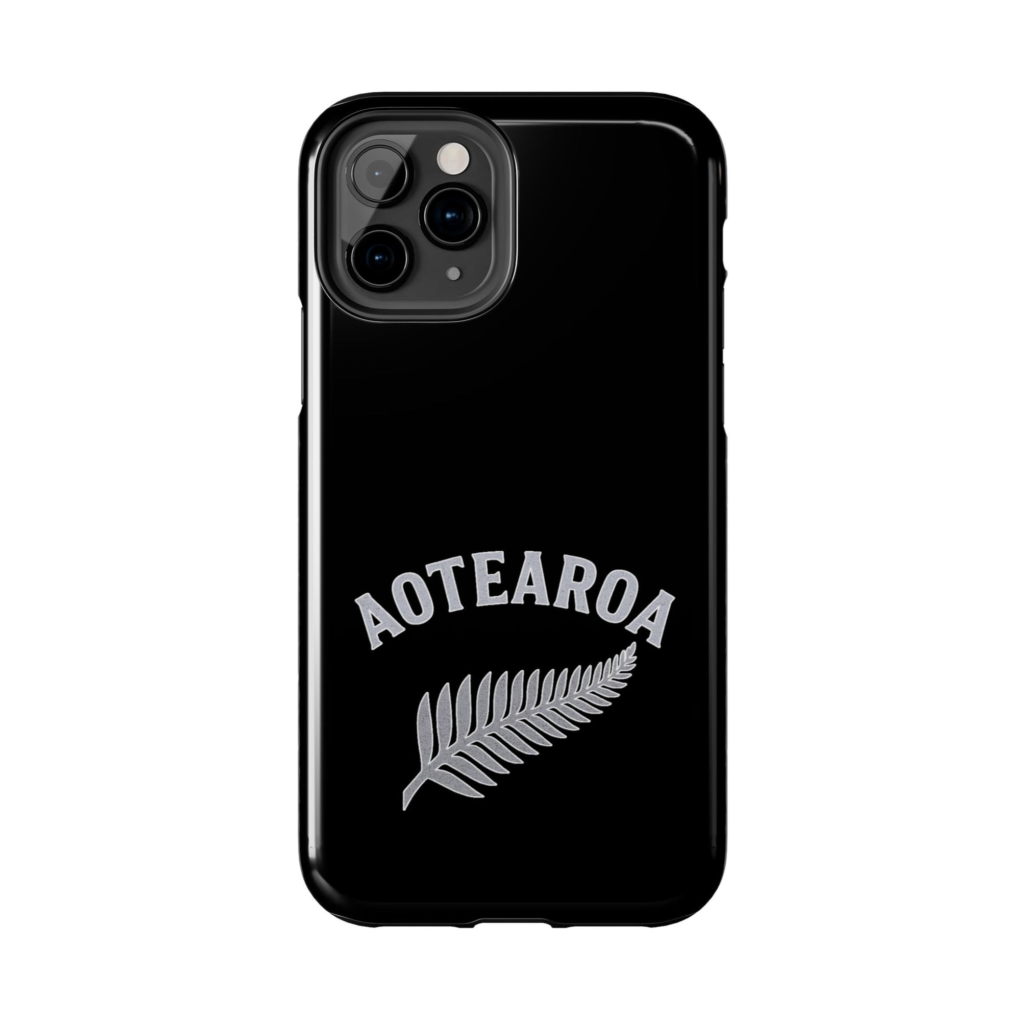 Aotearoa Phone Case | Silver Fern Phone Case | New Zealand iPhone Case | Kiwi Phone Case | Fern Design Phone Cover | NZ Pride Case