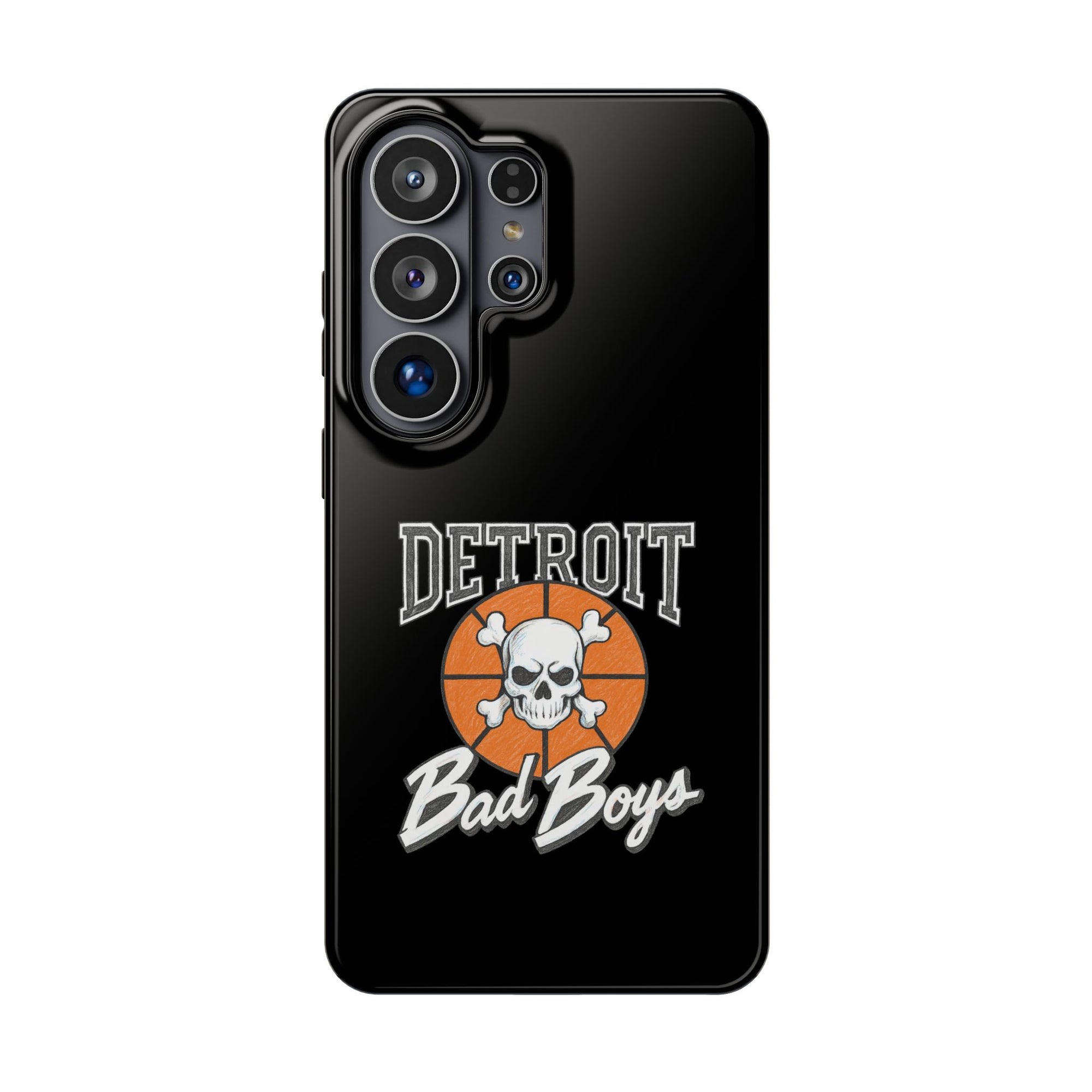 Detroit Bad Boys Skull Basketball Phone Case - Magnetic Impact-Resistant Case