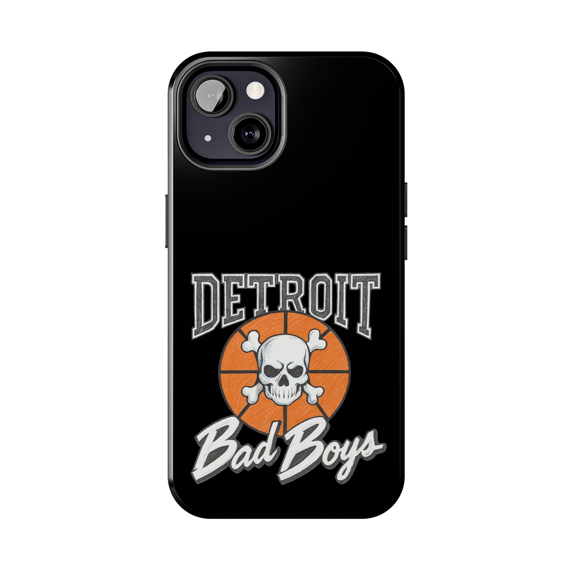 Detroit Bad Boys Phone Case | Basketball Skull Design - Tough Case
