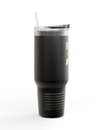 Bad Boys Detroit 40oz Tumbler | Stanley Style Cup | Detroit Basketball Tumbler | Retro Basketball Mug | Insulated Travel Mug | Pistons Cup