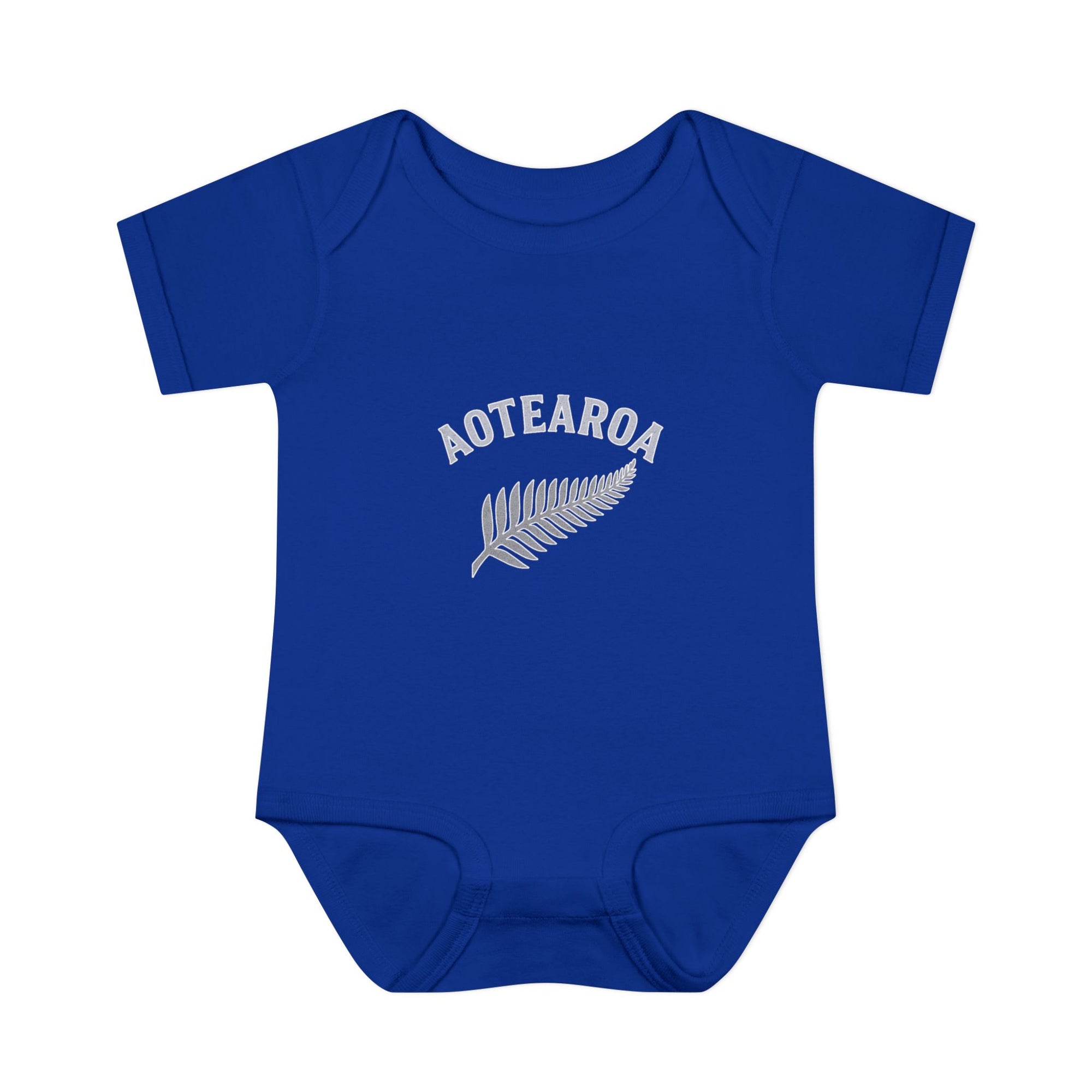 New Zealand Baby Onesie | Aotearoa Baby Outfit | Kiwi Infant Bodysuit | NZ Baby Clothes | Silver Fern Baby Gift