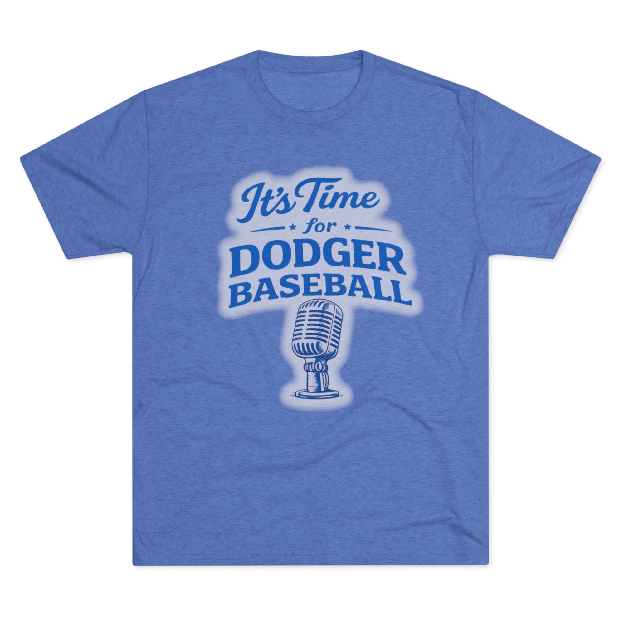 It's Time for Dodger Baseball Shirt, Vintage Dodgers Fan Tee, Baseball Broadcaster Tribute Shirt, LA Baseball Fan Gift