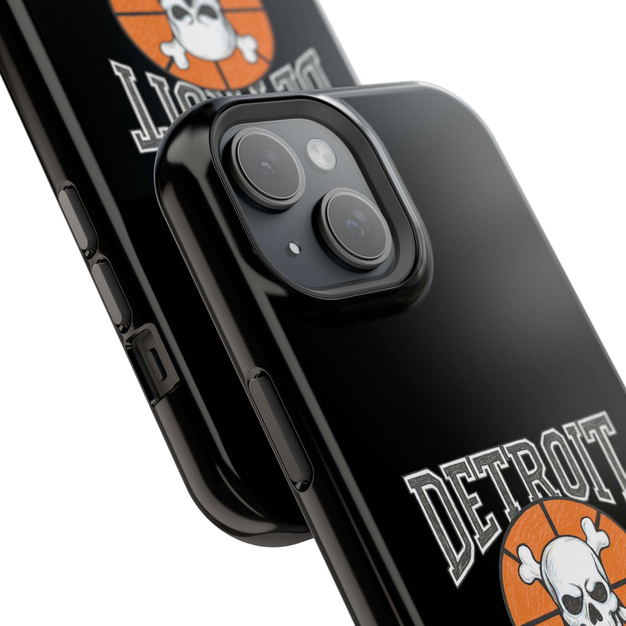 Detroit Bad Boys Skull Basketball Phone Case - Magnetic Impact-Resistant Case