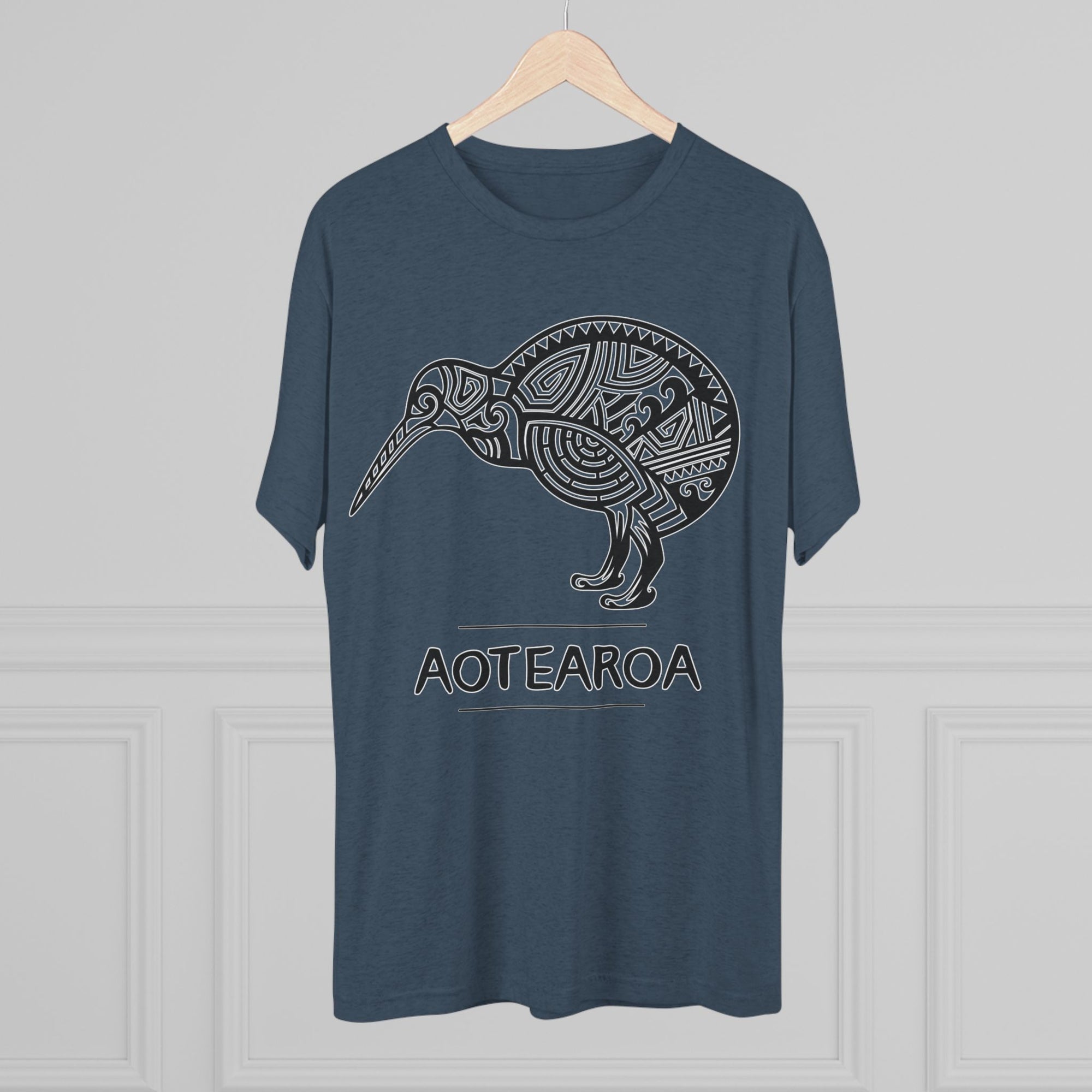 Maori Kiwi Aotearoa T-Shirt | New Zealand Tribal Bird Tee