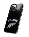 Aotearoa Phone Case | Silver Fern Phone Case | New Zealand iPhone Case | Kiwi Phone Case | Fern Design Phone Cover | NZ Pride Case