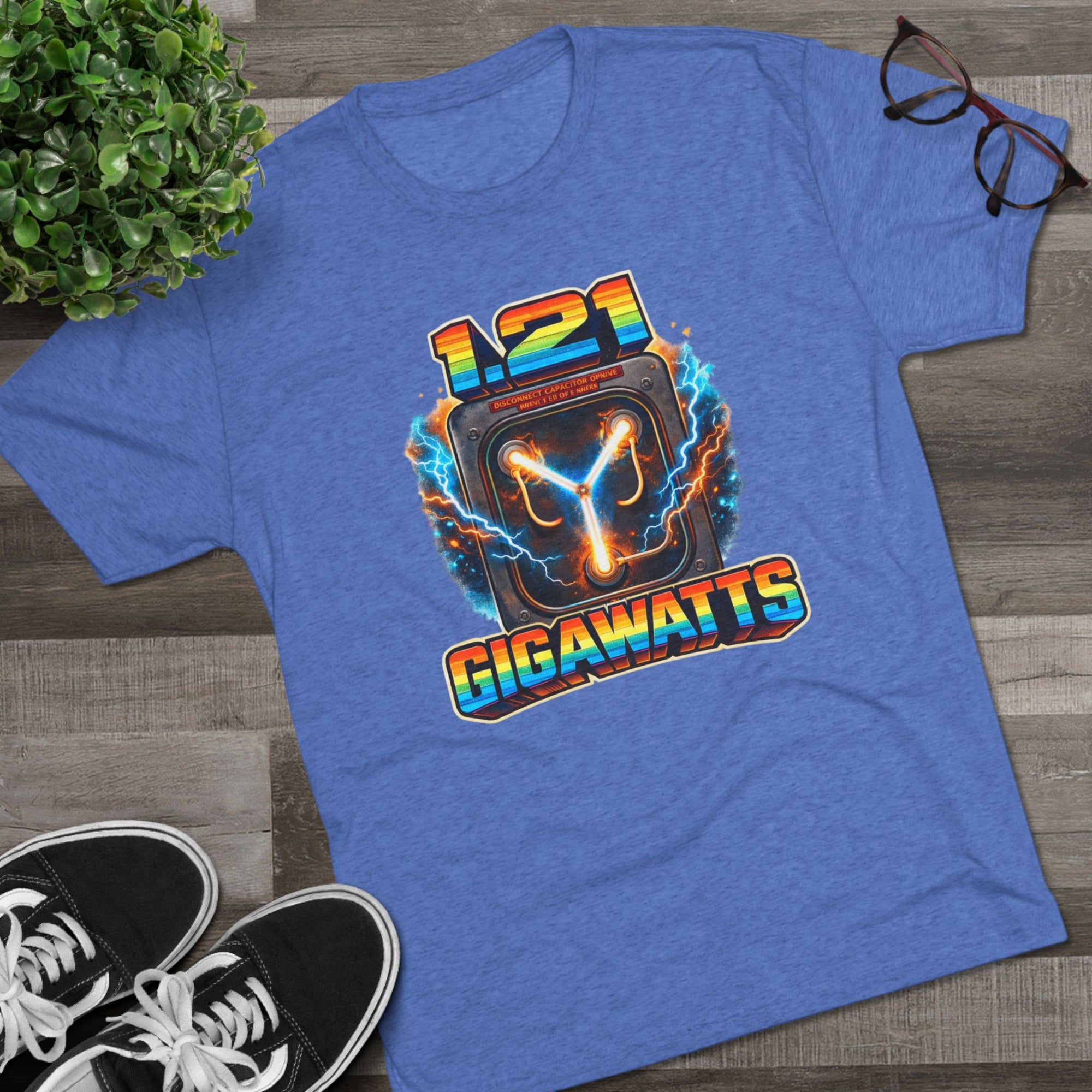 1.21 Gigawatts Shirt, Flux Capacitor Tee, Back To The Future Gift, 80s Movie Fan Shirt, Retro Sci Fi Tee, Funny 80s Gift For Him