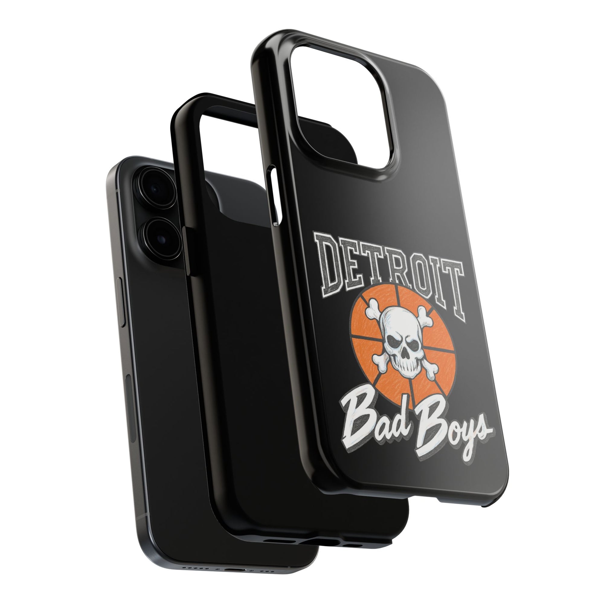 Detroit Bad Boys Phone Case | Basketball Skull Design - Tough Case