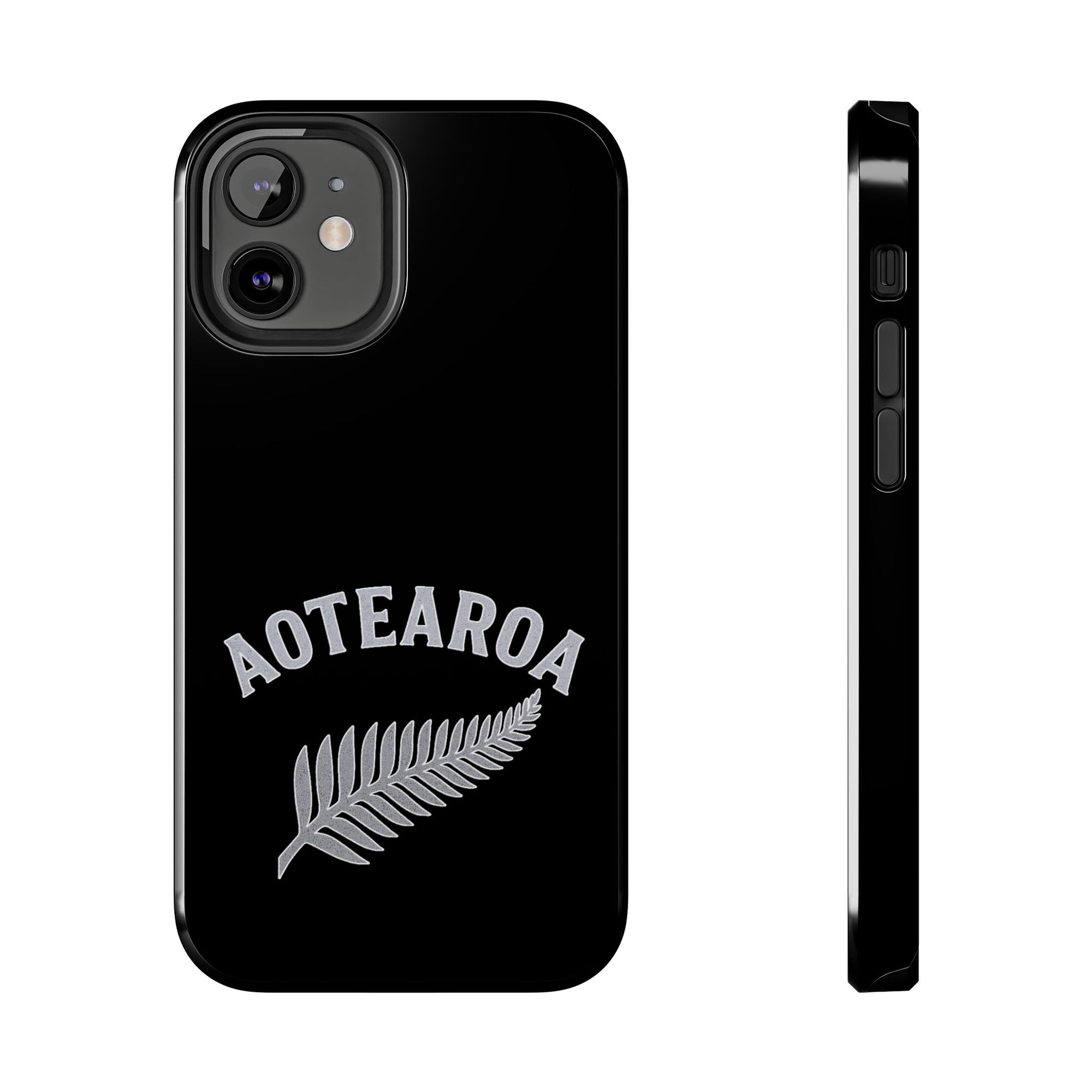 Aotearoa Phone Case | Silver Fern Phone Case | New Zealand iPhone Case | Kiwi Phone Case | Fern Design Phone Cover | NZ Pride Case