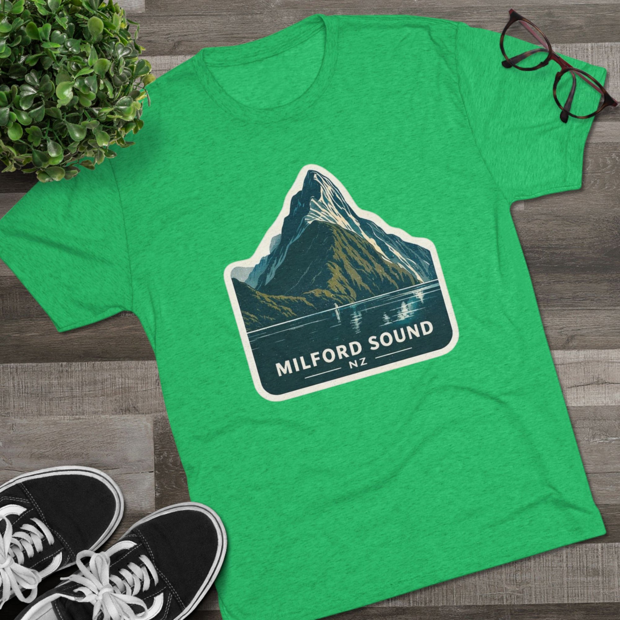 Milford Sound T-Shirt, New Zealand Travel Tee, NZ Fiord Shirt, Kiwi Gift, South Island Tee, New Zealand Souvenir Shirt, NZ Nature Gift