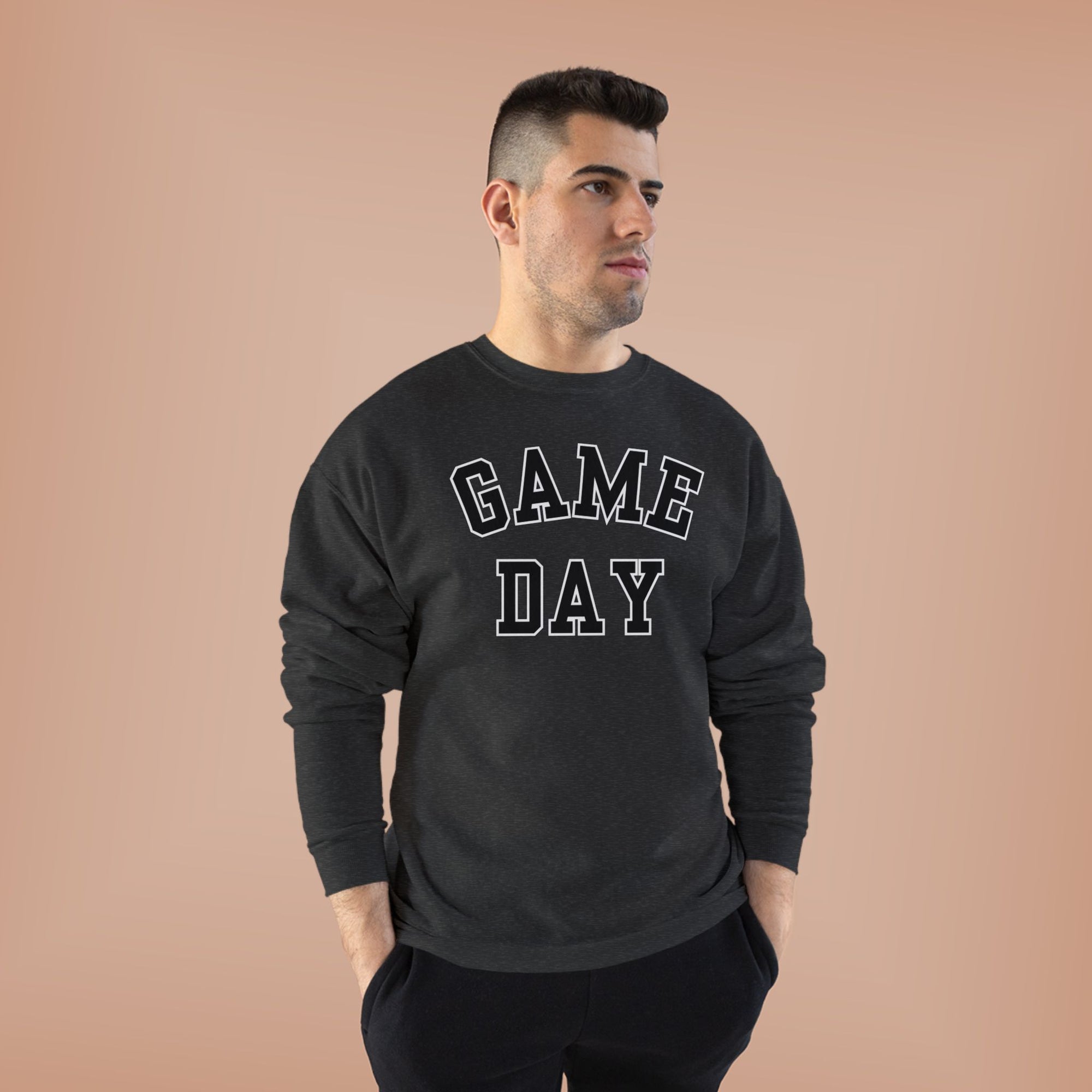 Game Day Crewneck Sweatshirt | Collegiate Lettering, Sports Fanwear