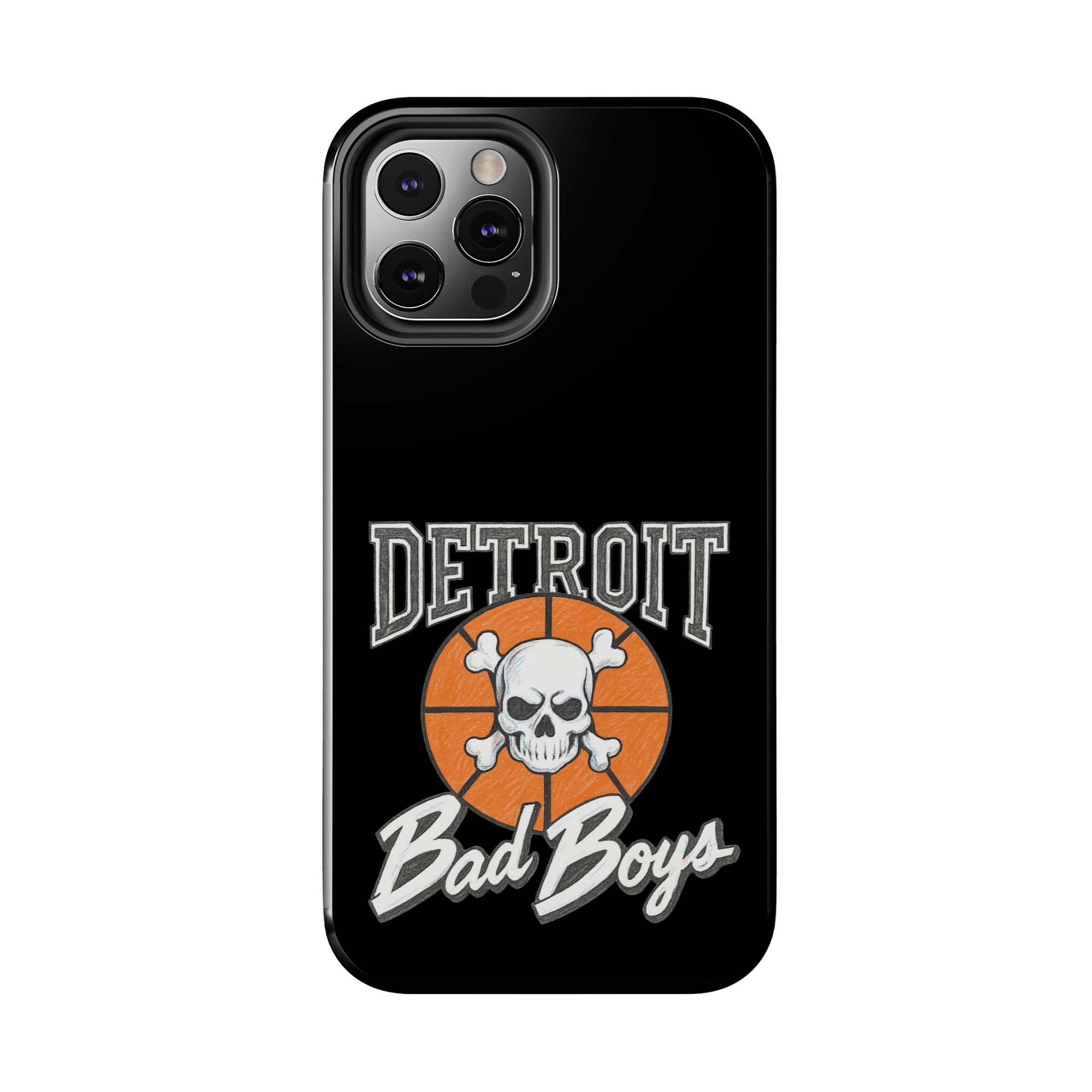 Detroit Bad Boys Phone Case | Basketball Skull Design - Tough Case
