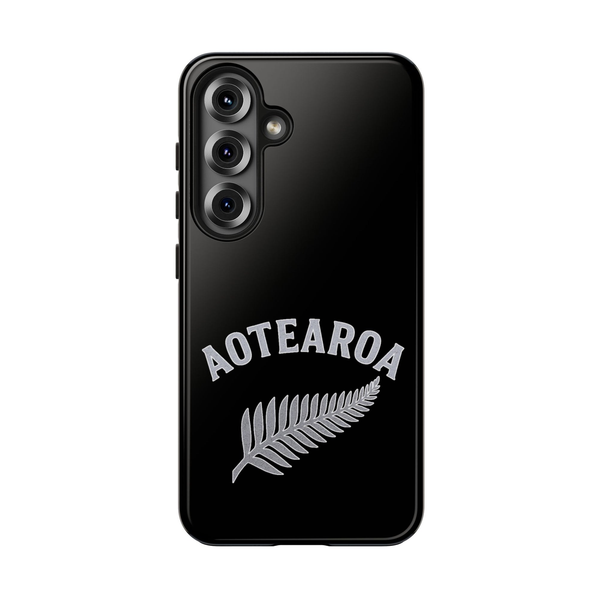 Aotearoa Phone Case | Silver Fern Phone Case | New Zealand iPhone Case | Kiwi Phone Case | Fern Design Phone Cover | NZ Pride Case