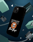 Detroit Bad Boys Skull Basketball Phone Case - Magnetic Impact-Resistant Case