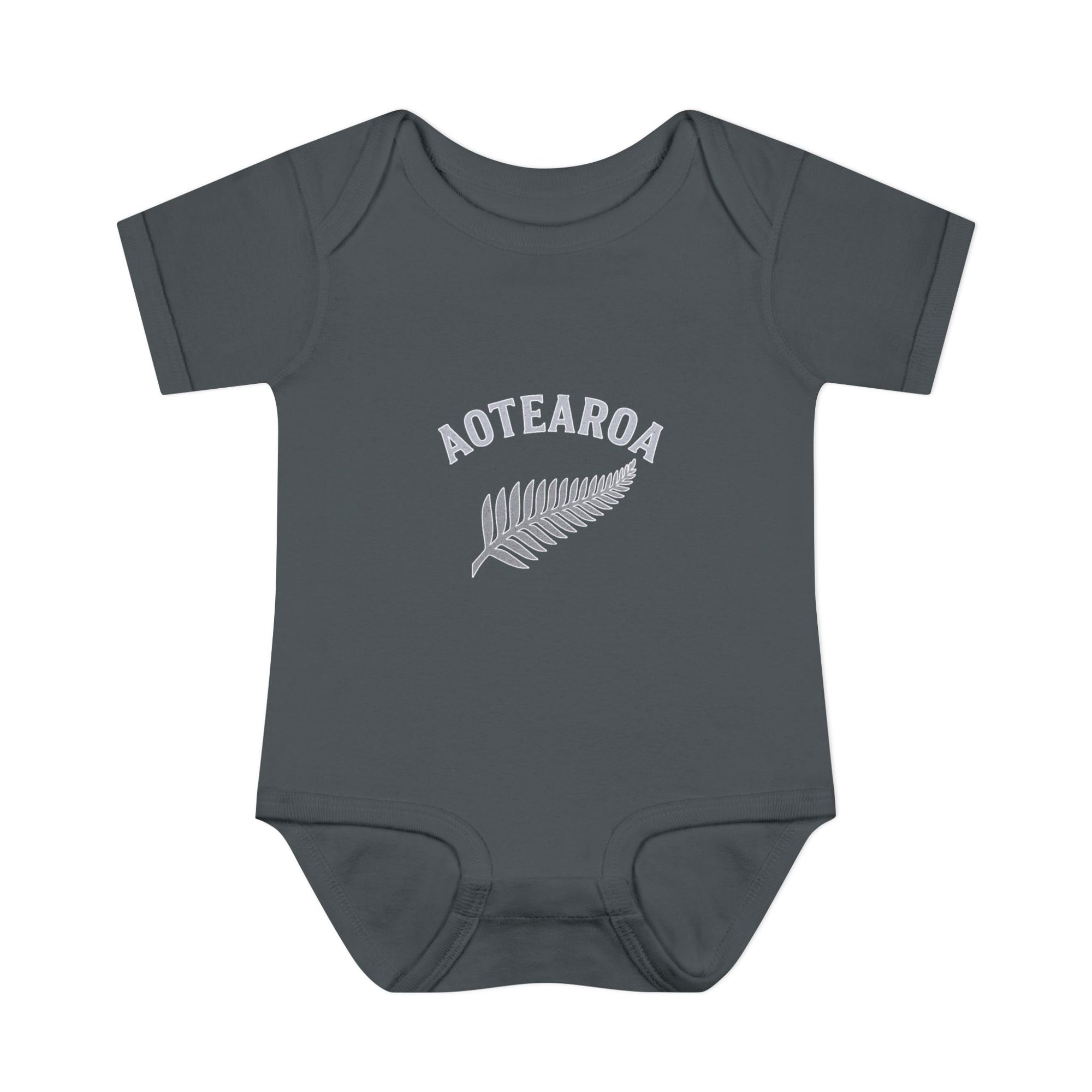 New Zealand Baby Onesie | Aotearoa Baby Outfit | Kiwi Infant Bodysuit | NZ Baby Clothes | Silver Fern Baby Gift
