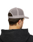 Detroit Hat Embroidered | Red Blue Detroit Cap | Lowercase Detroit Hat | Detroit Basketball Colors Hat | Minimalist Snapback | Trucker Hat