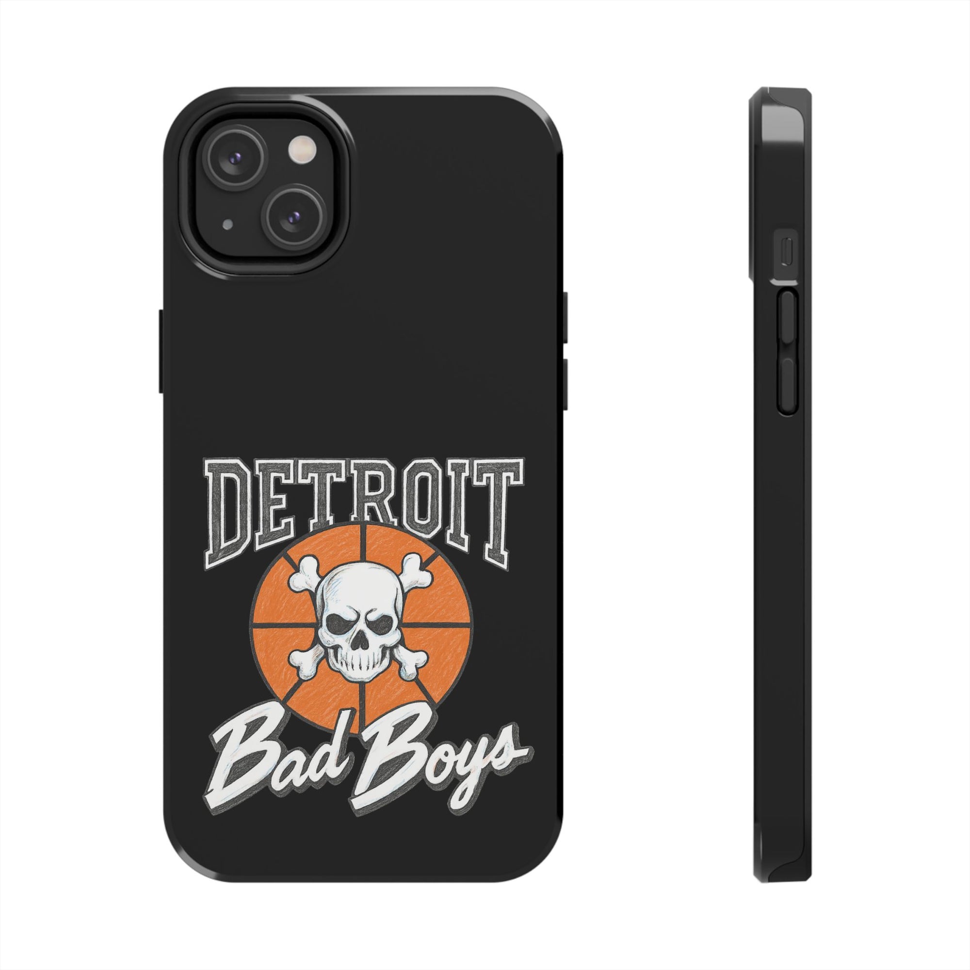 Detroit Bad Boys Phone Case | Basketball Skull Design - Tough Case