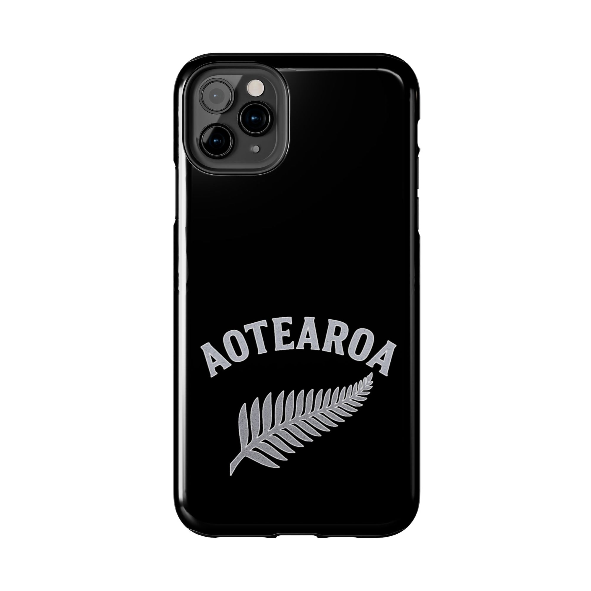 Aotearoa Phone Case | Silver Fern Phone Case | New Zealand iPhone Case | Kiwi Phone Case | Fern Design Phone Cover | NZ Pride Case