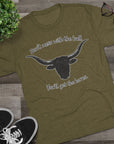 Don't Mess With The Bull Shirt, You'll Get The Horns Tee, Breakfast Club Quote, Funny Cowboy Shirt, Longhorn Tee, 80s Movie Gift
