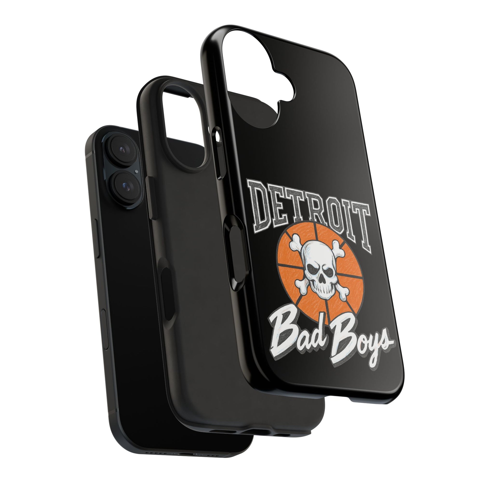 Detroit Bad Boys Phone Case | Basketball Skull Design - Tough Case