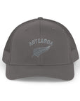 Aotearoa Hat Embroidered | Silver Fern Hat | New Zealand Cap | Kiwi Hat | NZ Pride Hat | Minimalist Snapback Trucker Hat